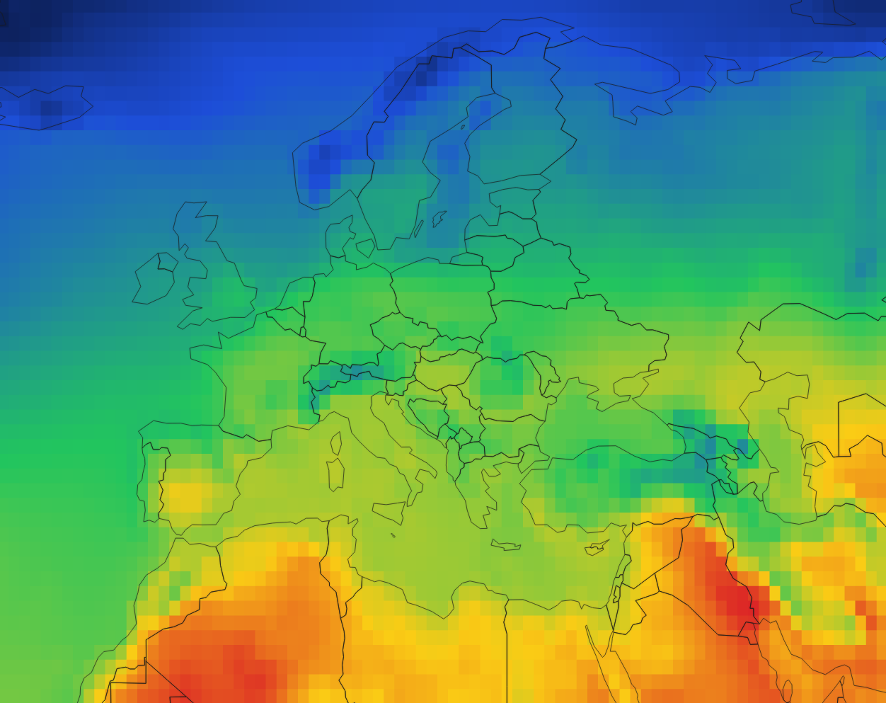 Seasonal temperature forecast
